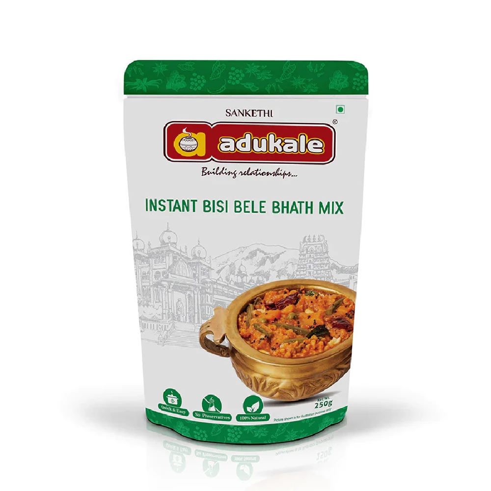 Instant Bisi Bele Bath Mix Instant Bisi Bele Bath Mix-Pack Size-250 g