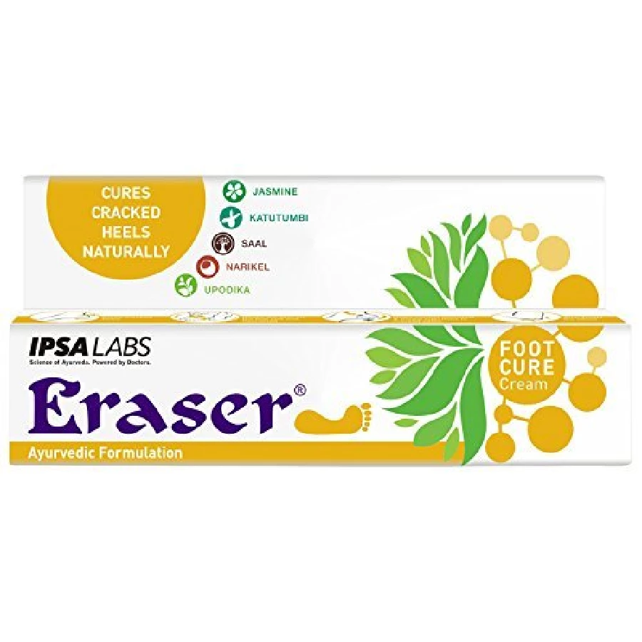 Ipsa Labs Eraser Foot Cure Cream (Pack of 2) Ipsa Labs Eraser Foot Cure Cream (Pack of 2)-Pack Size-25 g