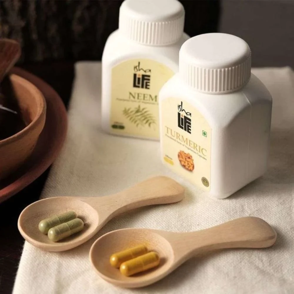 Isha Life Neem and Turmeric Capsules - Image 4