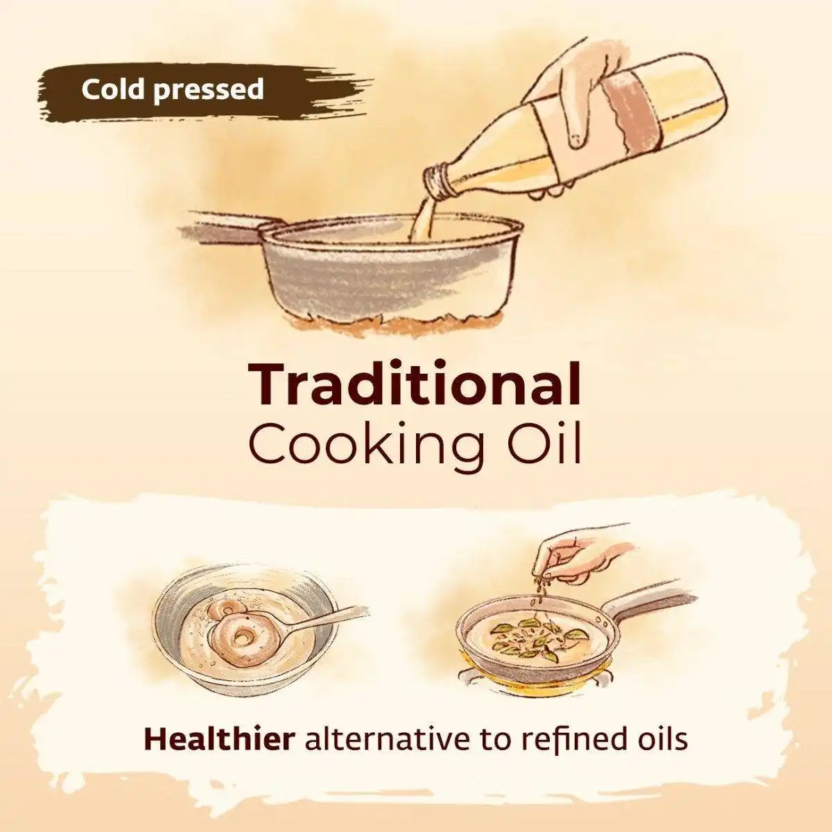 Isha Life Cold pressed Groundnut Oil - Image 9