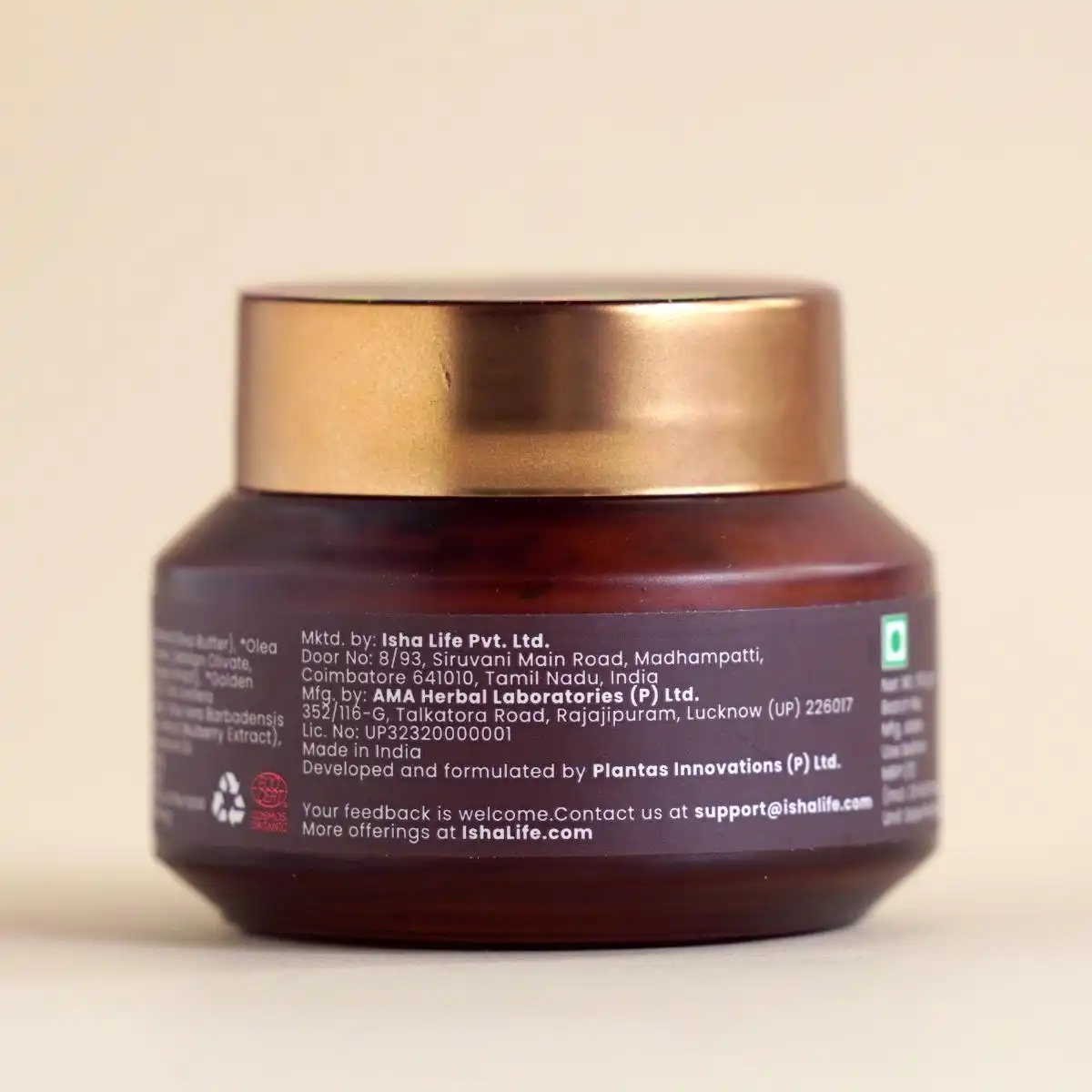 Isha Life Deep Nourishment Night Cream With Rose & Geranium Oil - Image 4