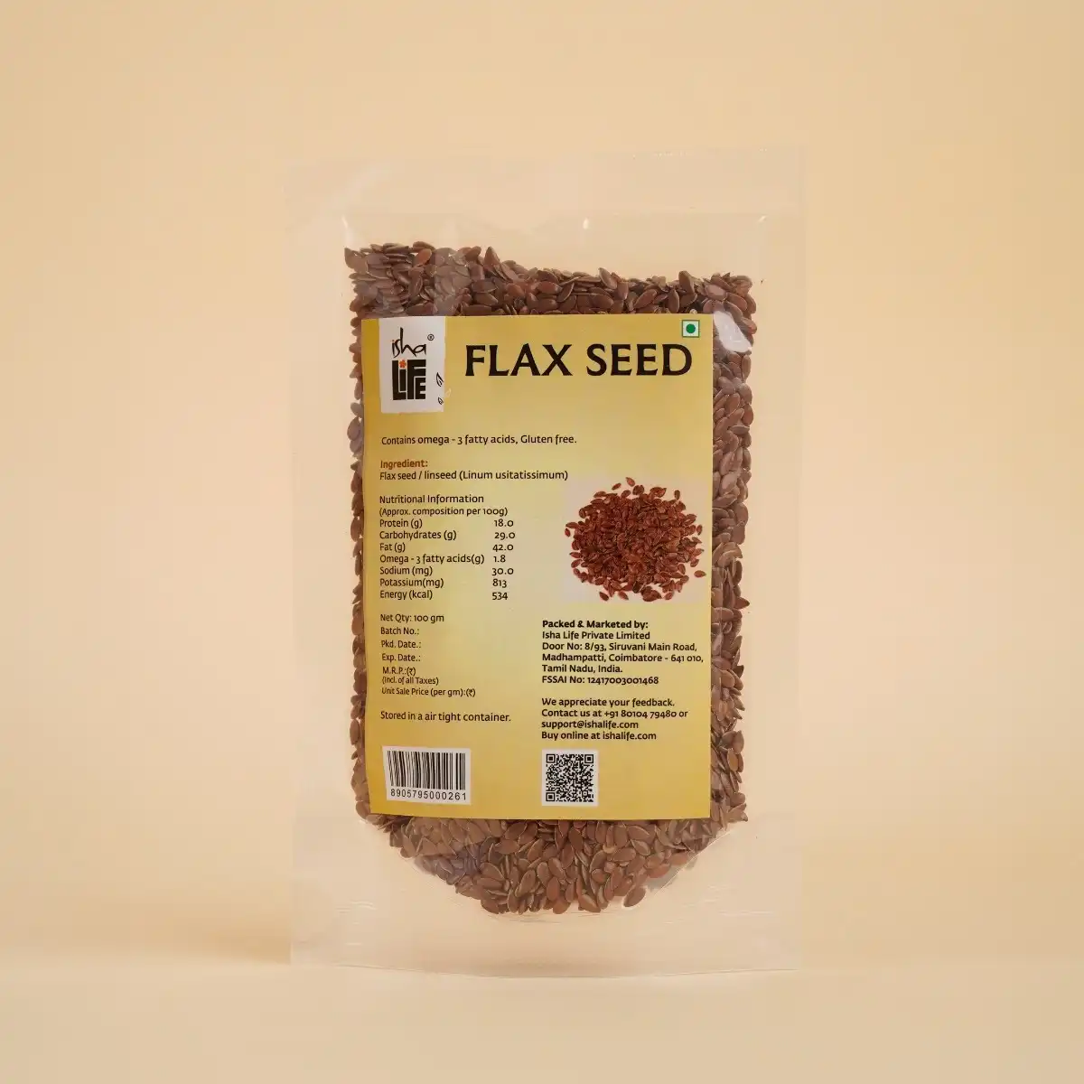 Isha Life Flax Seed