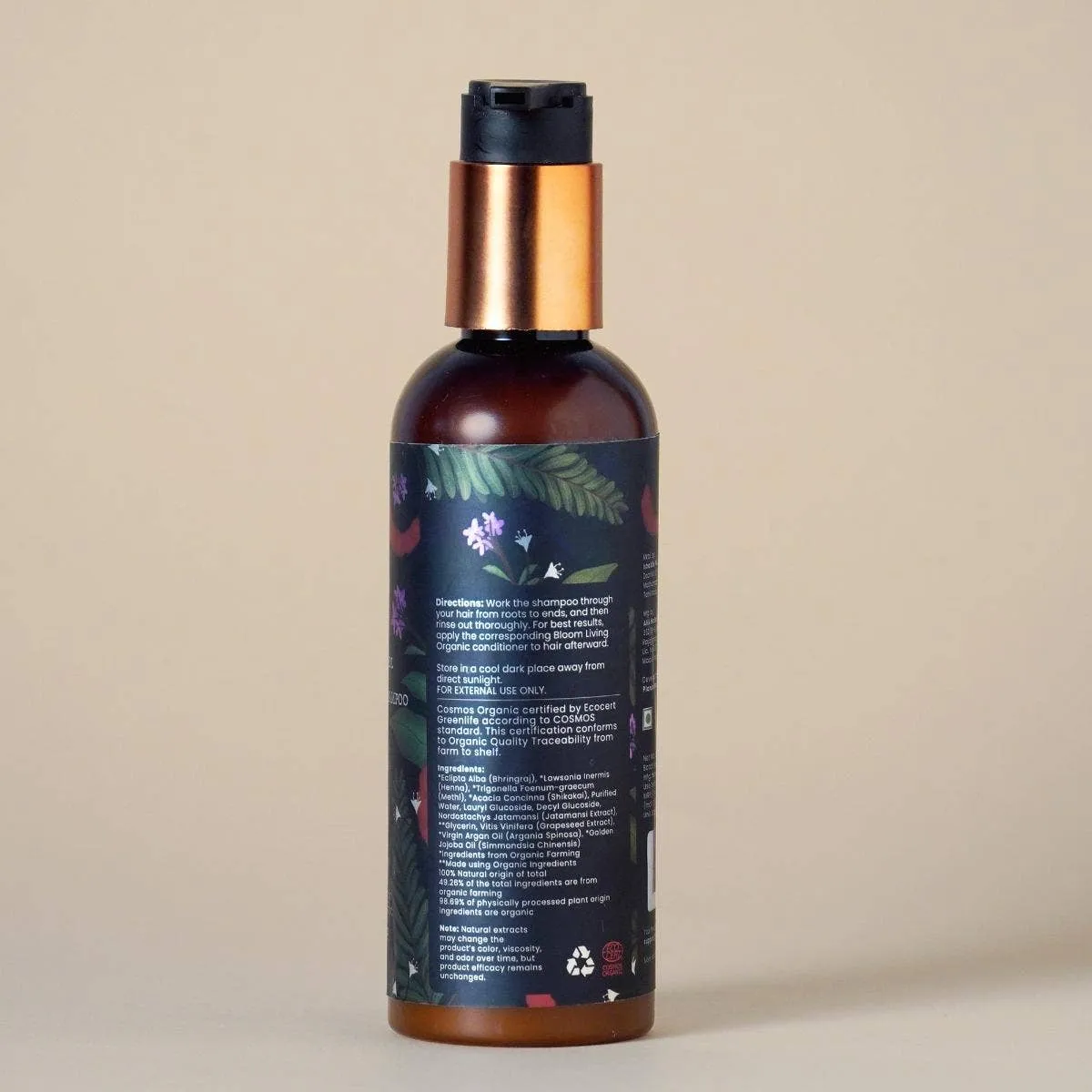 Isha Life Hairfall Control & Repair Organic Shampoo | Natural Hair Strengthening Formula | With Henna, Jatamansi, Methi & Shikakai-3