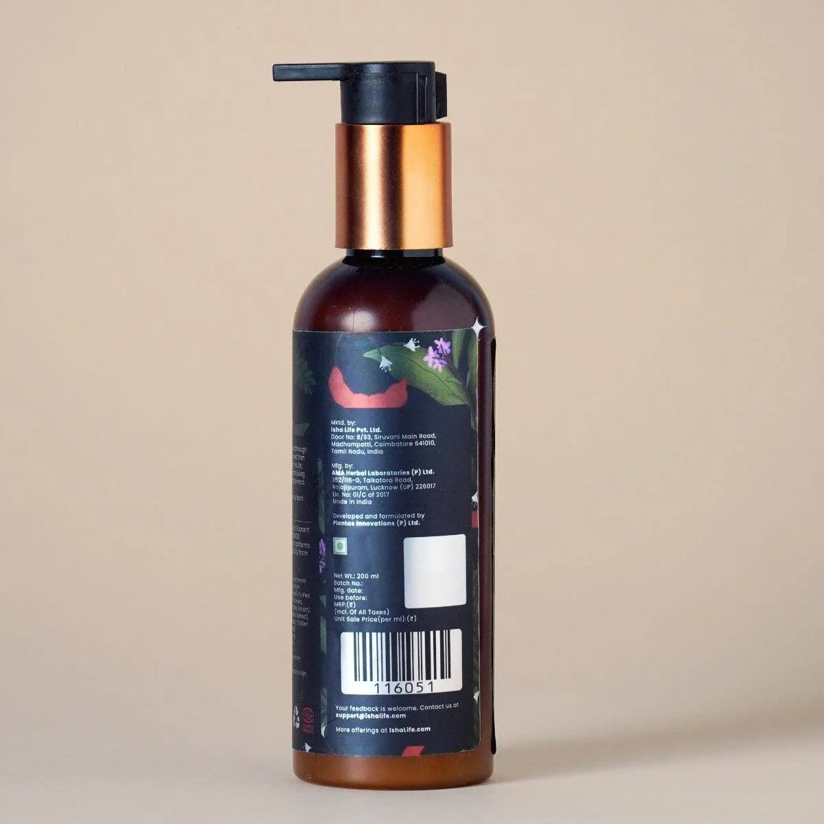 Isha Life Hairfall Control & Repair Organic Shampoo | Natural Hair Strengthening Formula | With Henna, Jatamansi, Methi & Shikakai-4