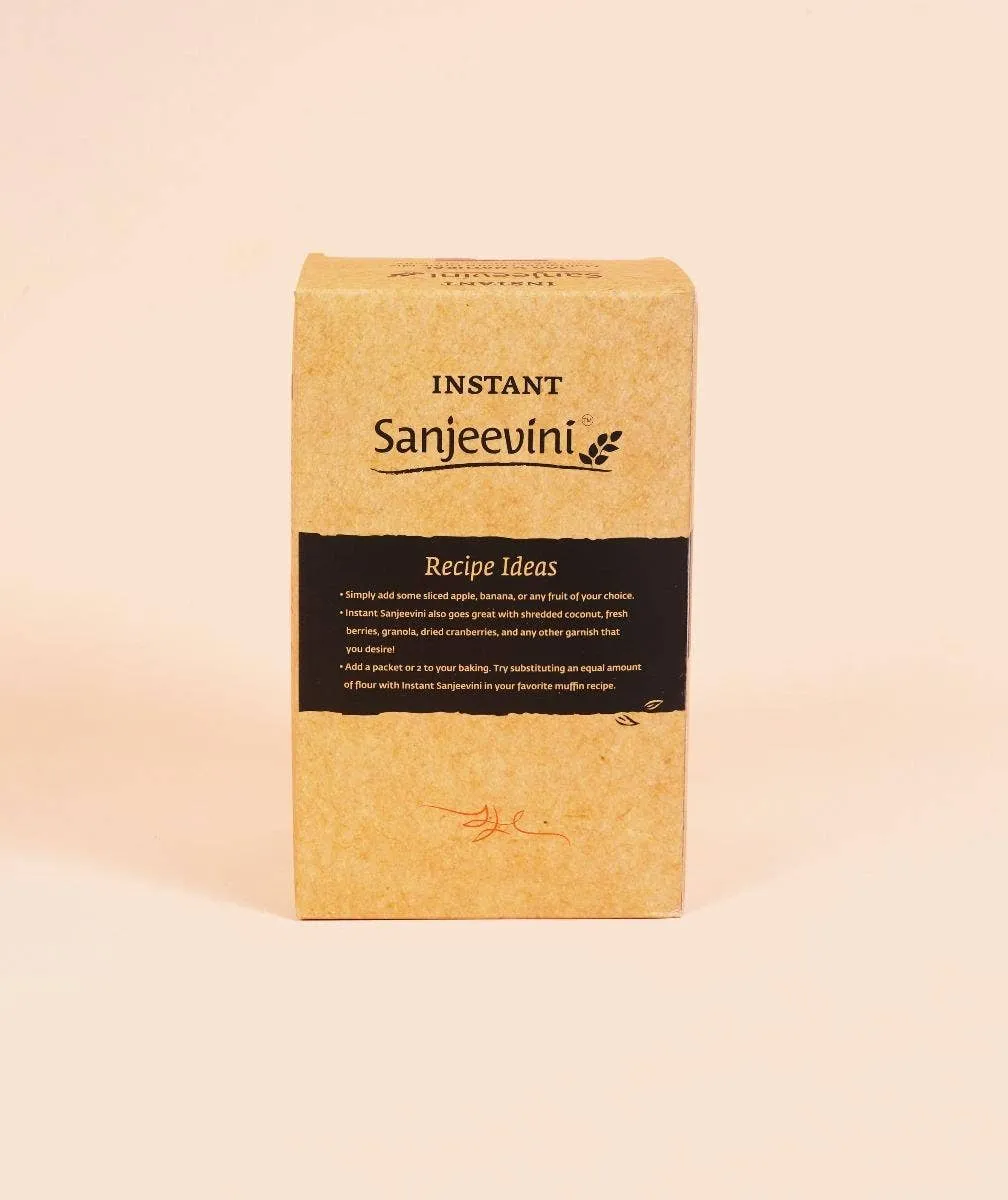 Isha Life Instant Sanjeevini Multigrain Health Drink Mix Sachets | Traditional Millet Porridge | Pre-Sweetened with Jaggery-3