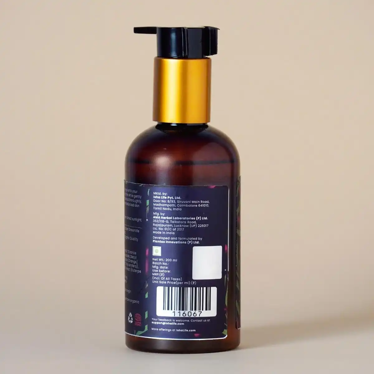 Isha Life Refreshing & Age Defence Shower Gel With Acai Berry Fruit Extract - Image 4