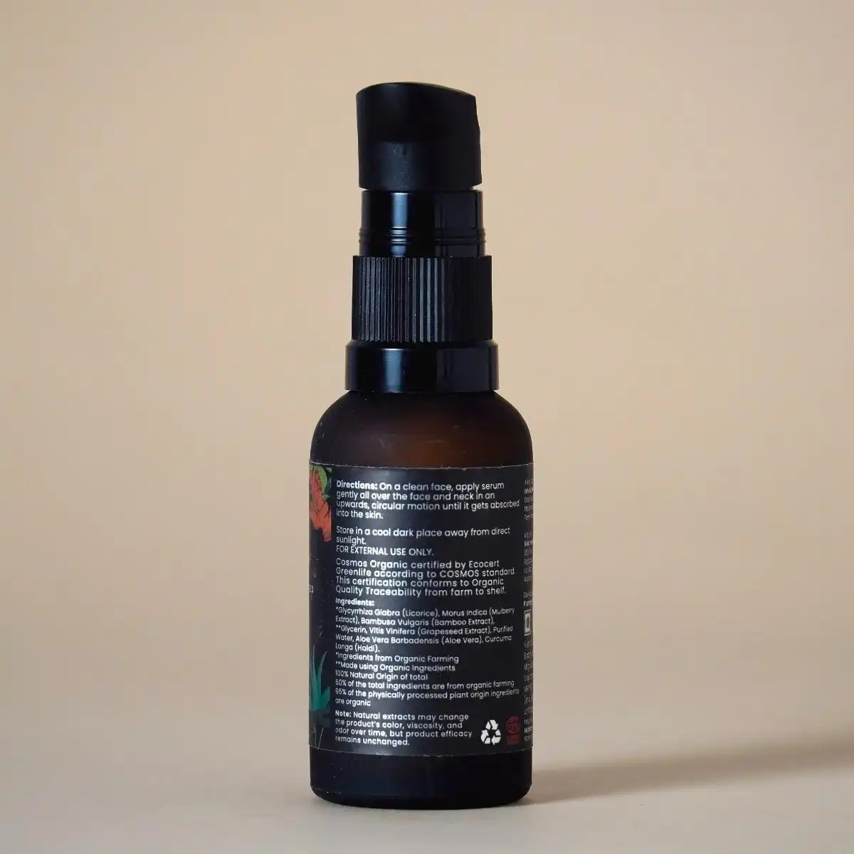 Isha Life Skin Deep Nourishing Organic Face Serum With Aloe Vera Extract & Turmeric - Image 3