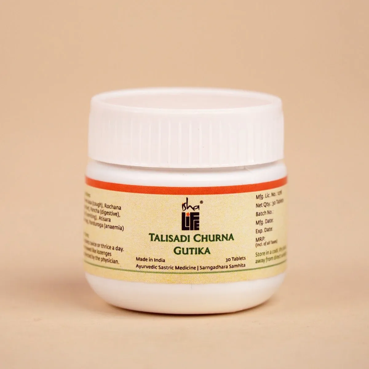 Isha Life Thaleesadhi Chooranam Tablet (sore Throat)