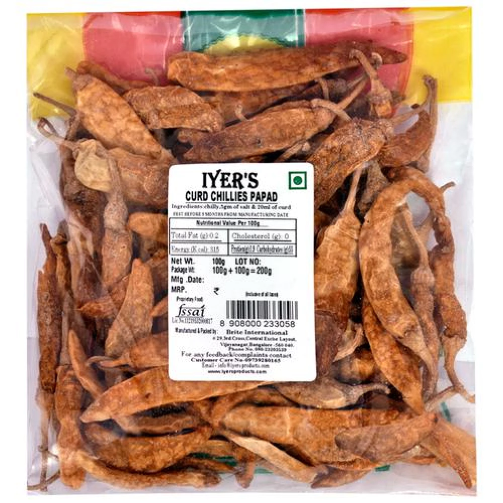 Iyers  Chillies - Curd - Image 2