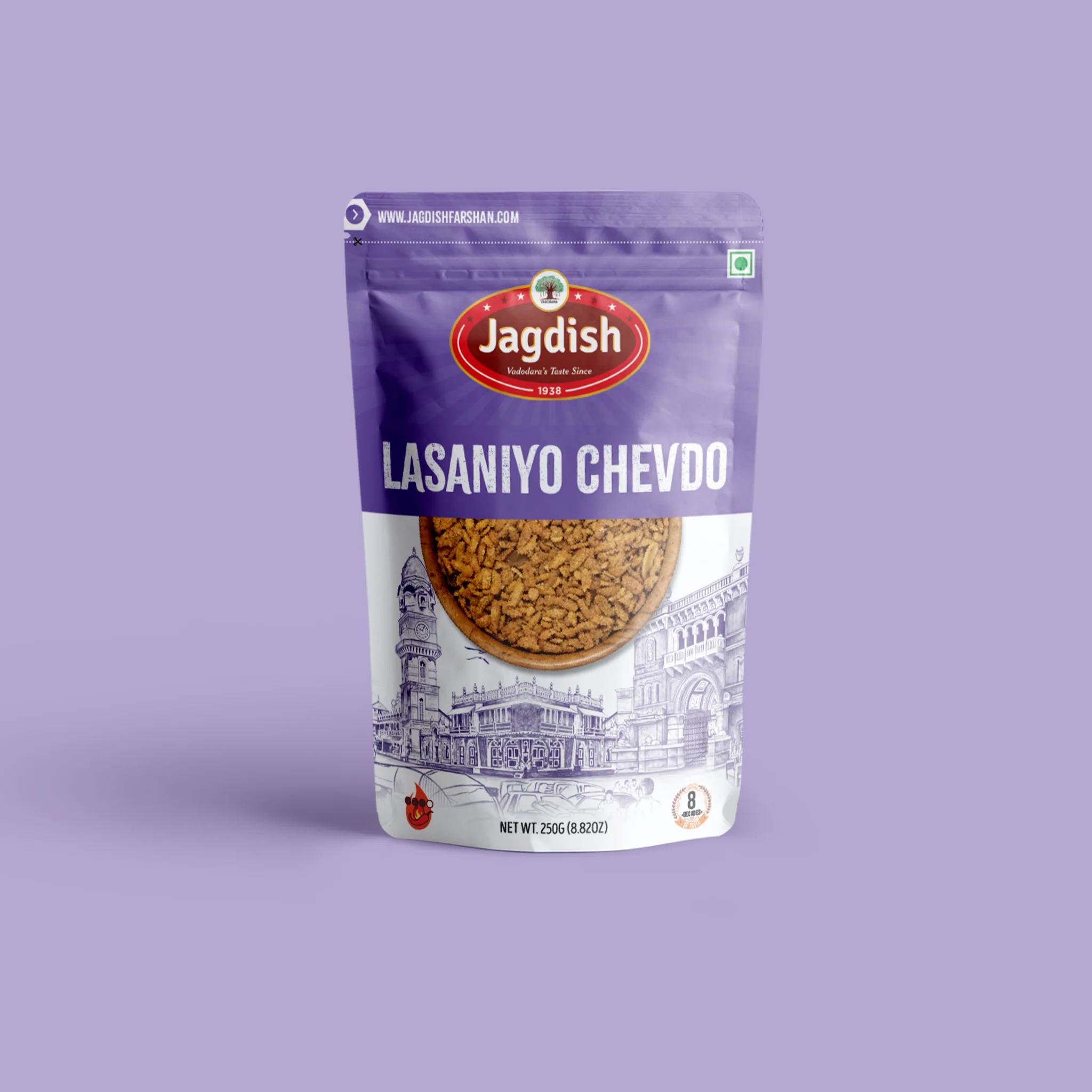 Jagdish Farshan Lasaniyo Chevdo Jagdish Farshan Lasaniyo Chevdo-Pack Size-250 g