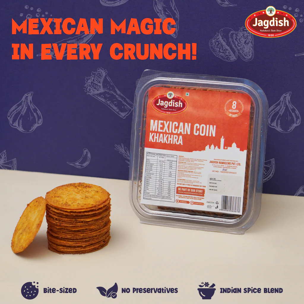 Jagdish Farshan Mexican Coin Khakhra - Image 2