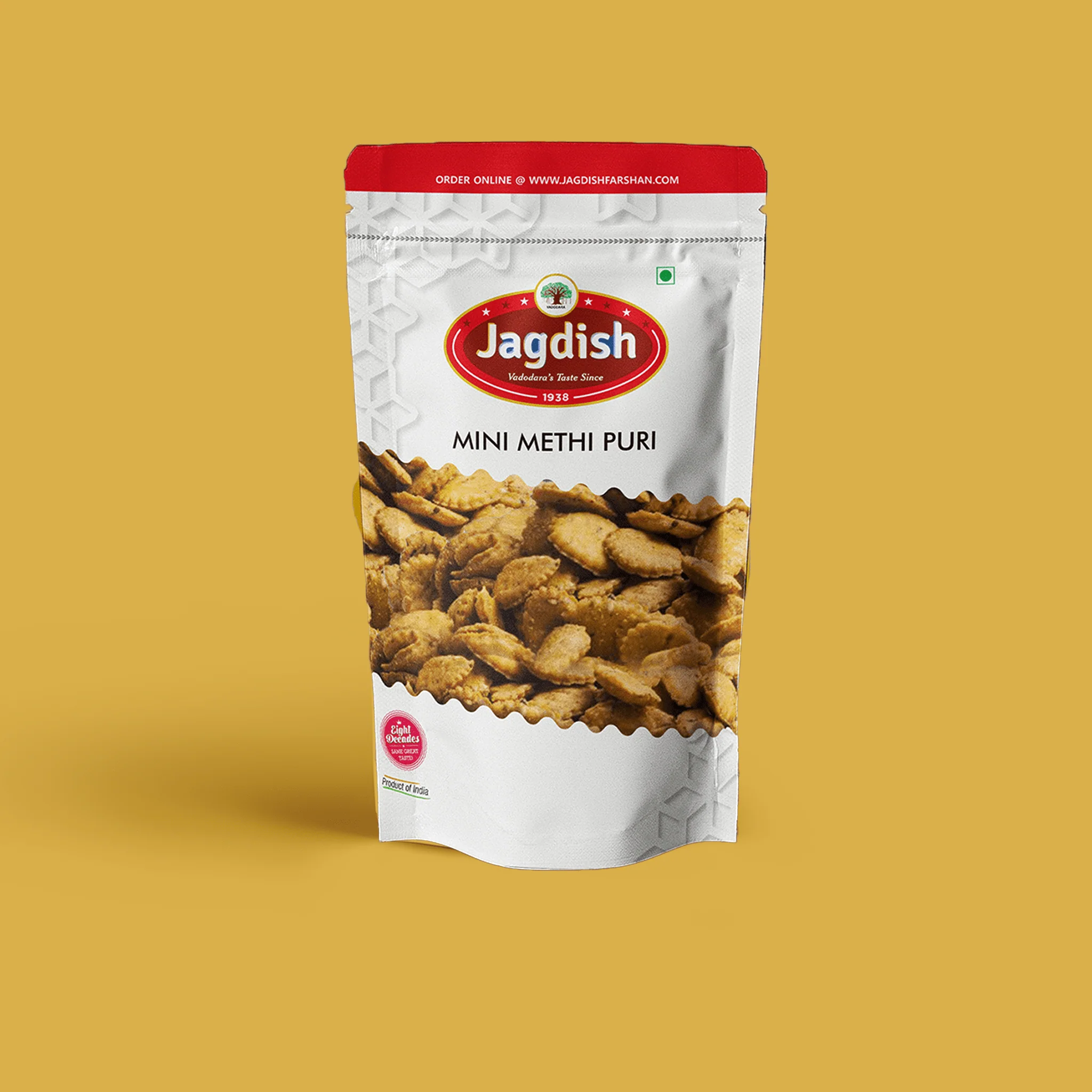 Jagdish Farshan Mini Methi Puri Jagdish Farshan Mini Methi Puri-Pack Size-200 g