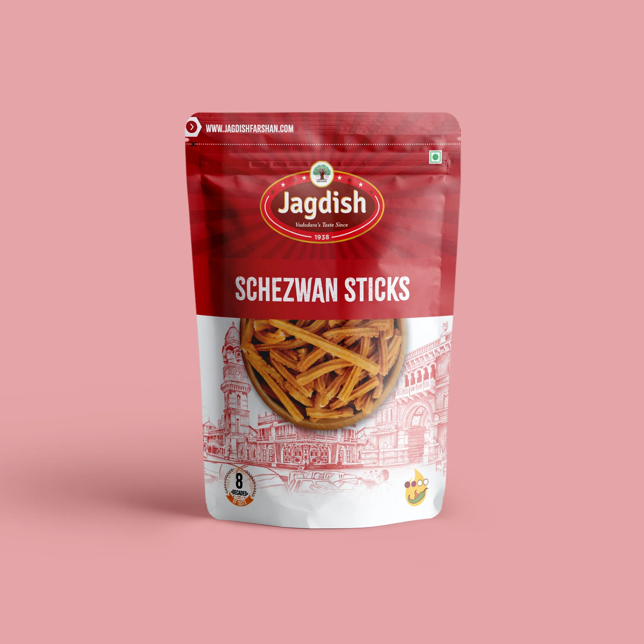 Jagdish Farshan Schezwan Stick Jagdish Farshan Schezwan Stick-Pack Size-200 g