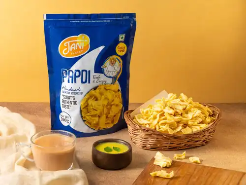 Jani Farsan Papdi (Traditional Chickpes Flour Crisps) - Image 2