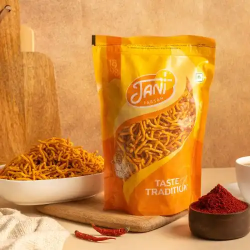 Jani Farsan Tikha Gathiya Jani Farsan Tikha Gathiya-Pack Size-225 g