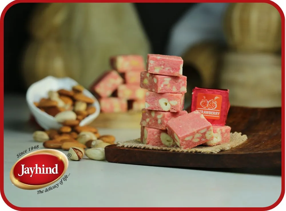 Jayhind Sweets Strawberry Bites