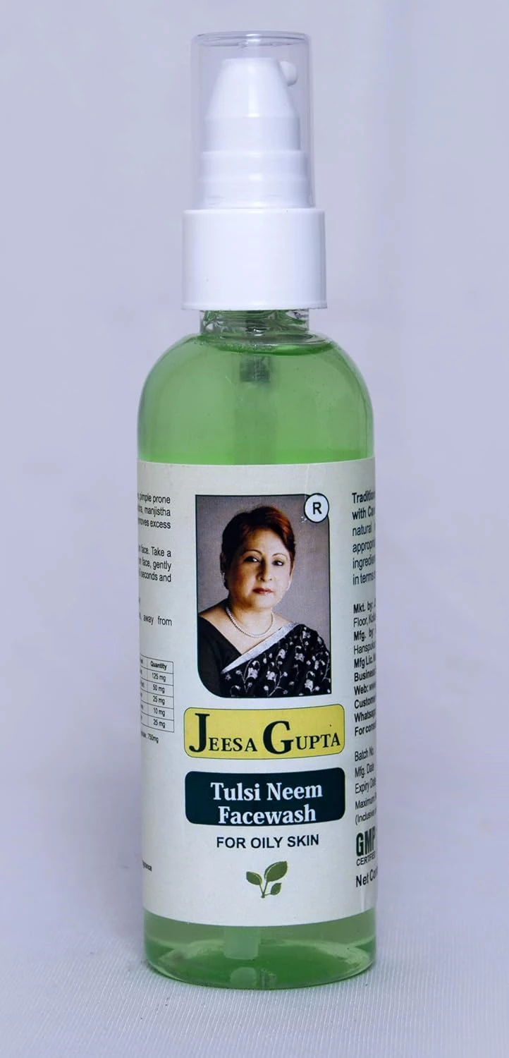Jeesa Gupta Tulsi Neem Face Wash Jeesa Gupta Tulsi Neem Face Wash-Pack Size-100 ml