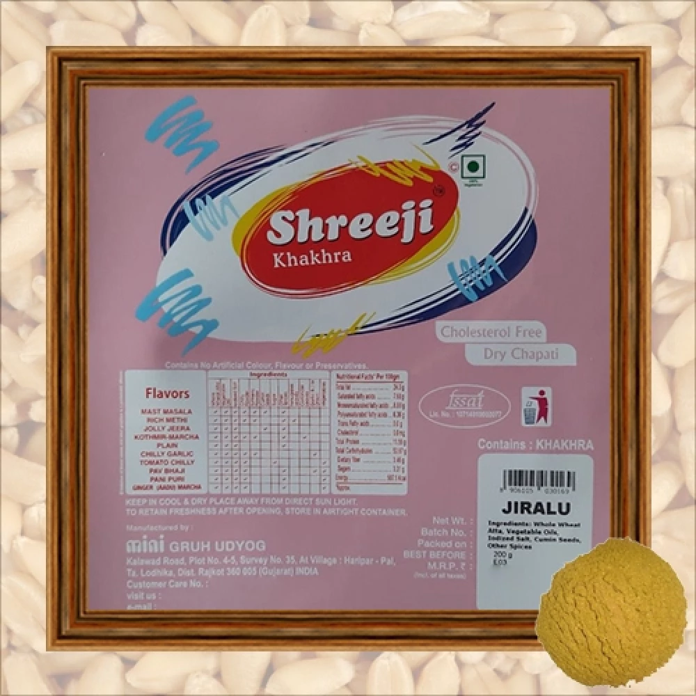 Jiralu Khakhra Jiralu Khakhra-Pack Size-400 g