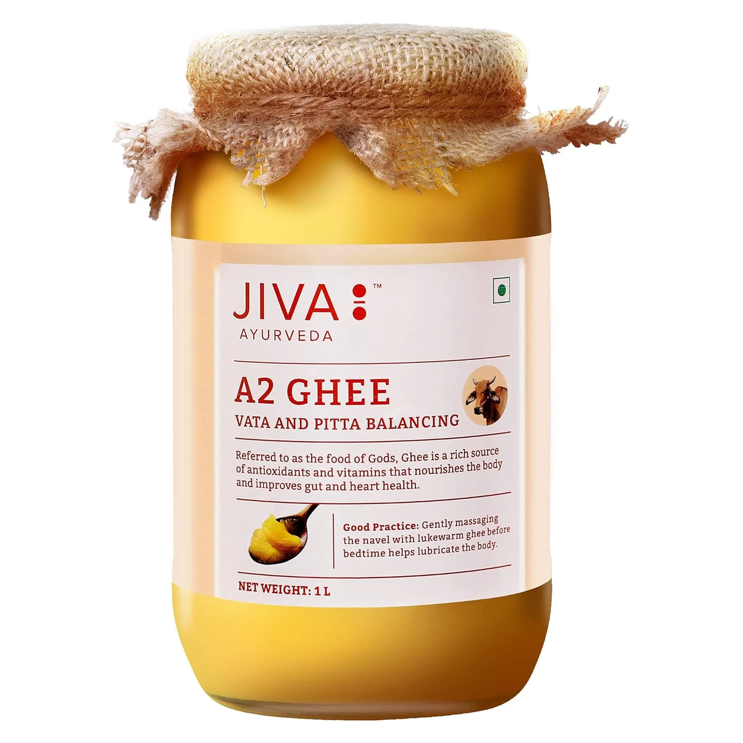 Jiva Ayurveda A2 Cow Ghee