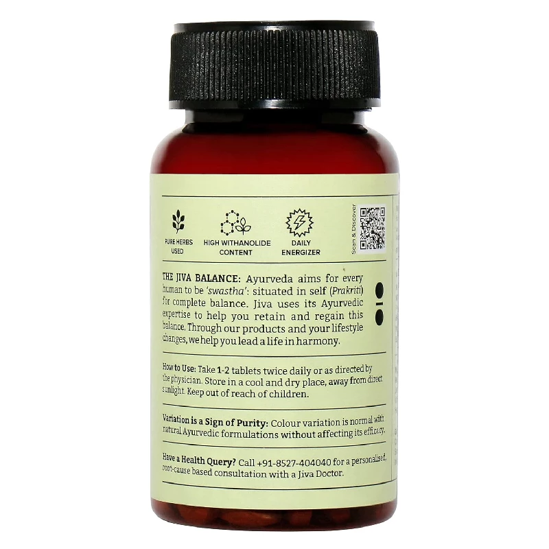 Jiva Ayurveda Ashwagandha Tablet - Image 6