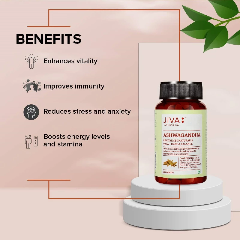 Jiva Ayurveda Ashwagandha Tablet - Image 7