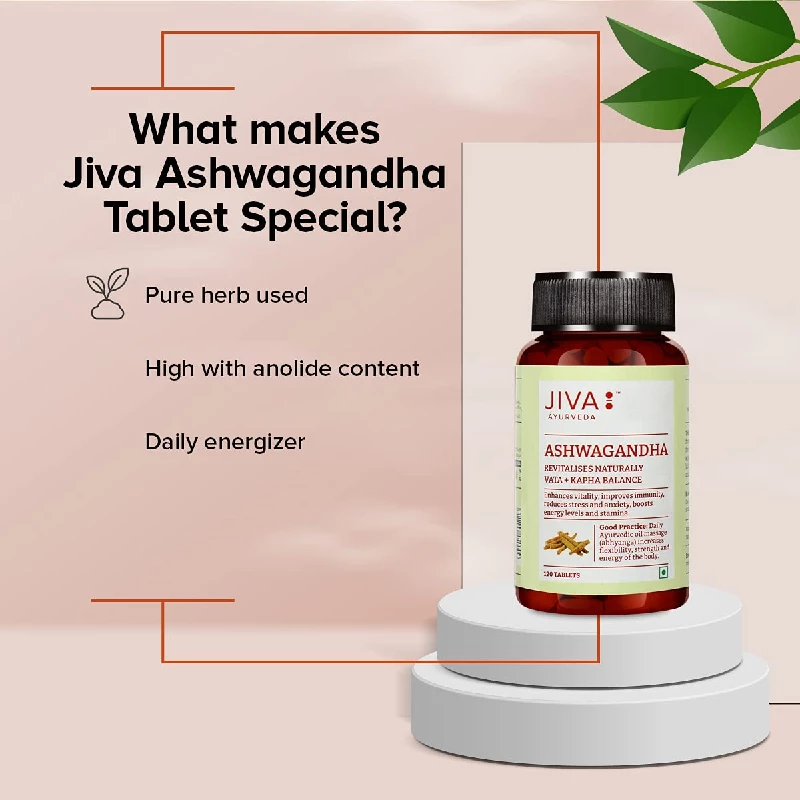 Jiva Ayurveda Ashwagandha Tablet - Image 8