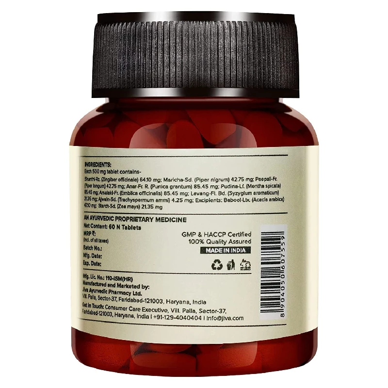 Jiva Ayurveda Digest-All Tablet 120, Pachak Vati Tablet 60 & Saaf Saaf Tablet 60 - Image 5
