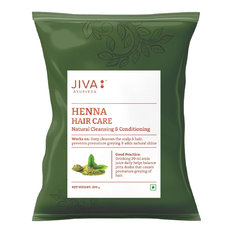 Jiva Ayurveda Henna Hair Care Powder 200 g - Image 2