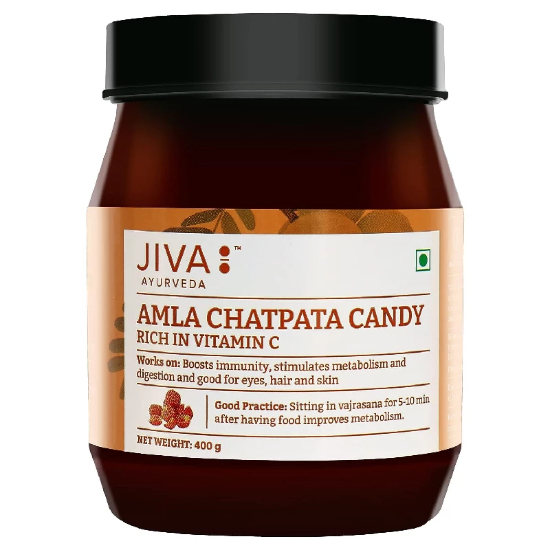 Jiva Ayurveda Livon Syrup 200ml, Pachak Vati 120 Tablets, DigestAll 120 Tablets, Amla Chatpata Candy 400gm & Triphala 120 Tablets - Image 3