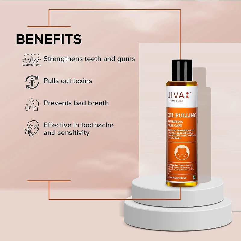 Jiva Ayurveda Oil Pulling Ayurvedic Oral Care - Image 2