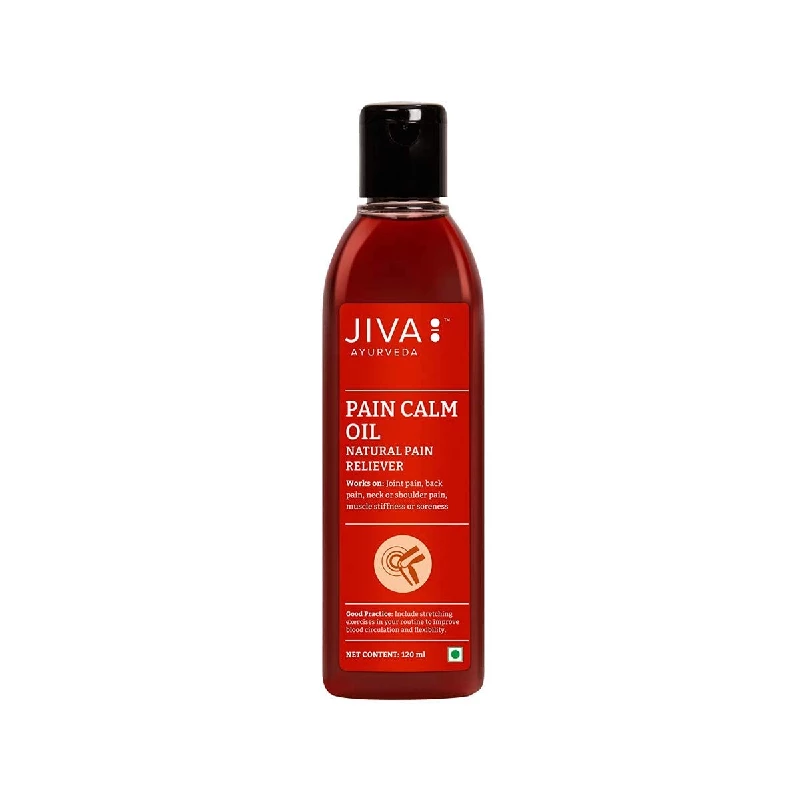 Jiva Ayurveda Pain Calm Oil (120 ml) & Pain Calm Balm(25 gm) - Image 2