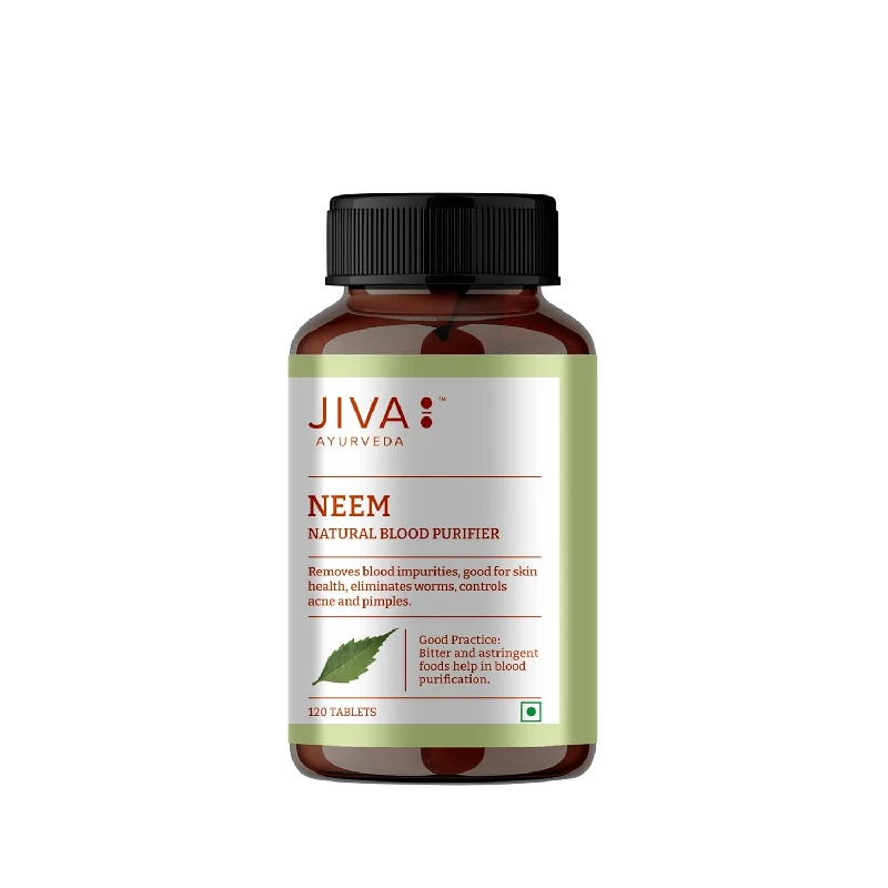 Jiva Ayurveda Neem 500mg Tablets - Image 2