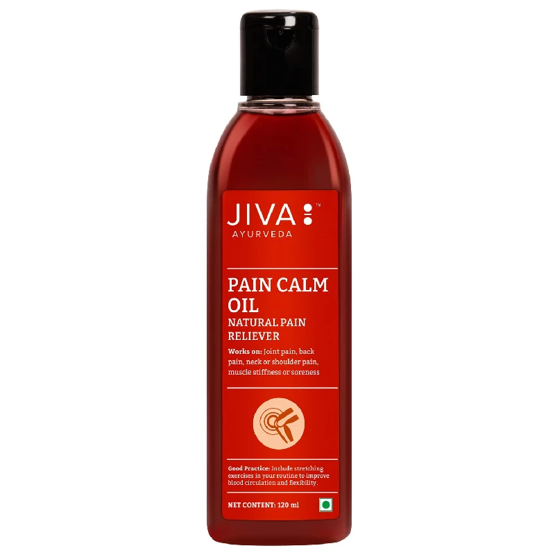Jiva Ayurveda Pain Calm Oil (120 ml) With Free Jatyadi Oil (20 ml) - Image 2