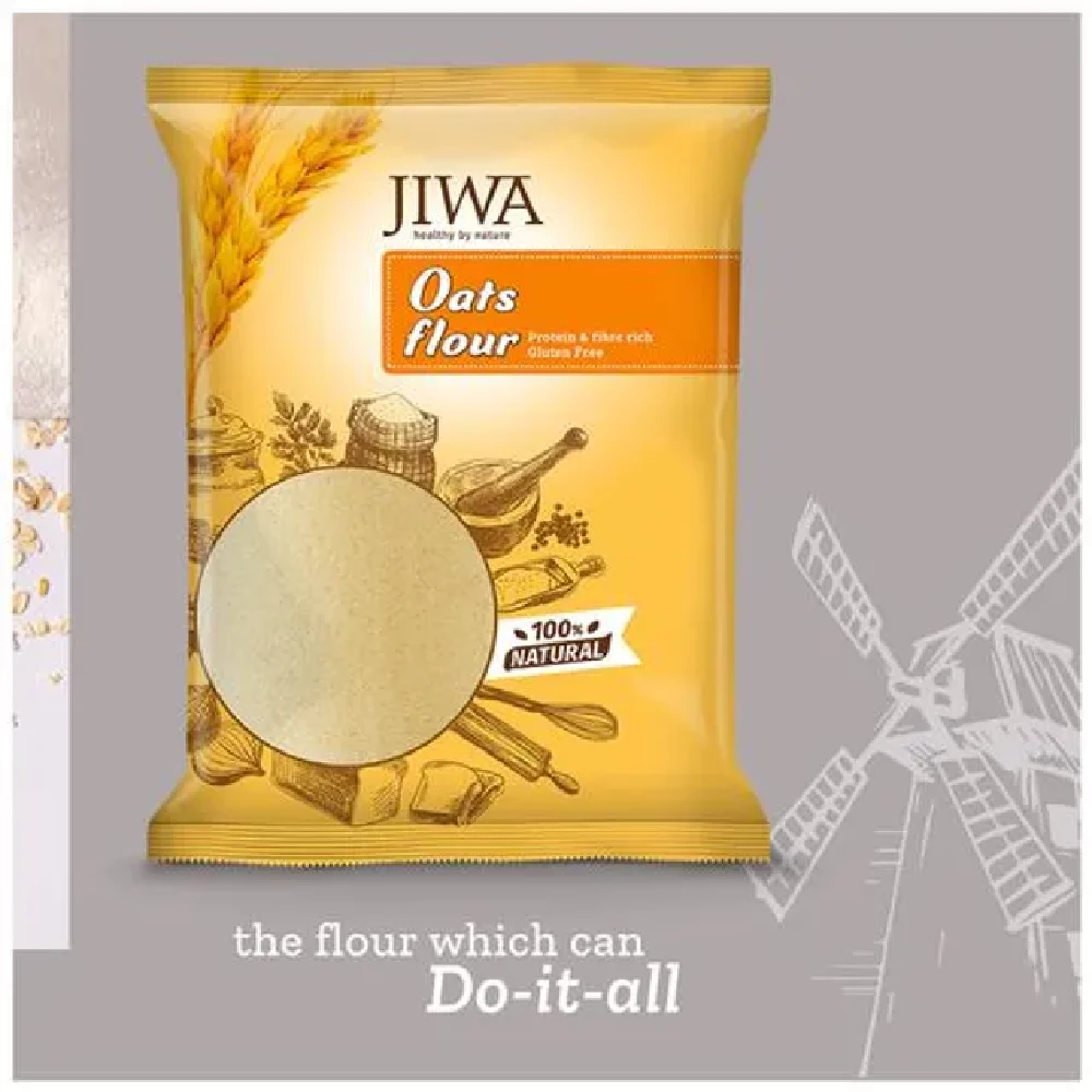 Jiwa Oats Flour - 100% Natural, Rich In Protein & Fibre, Gluten Free - Image 5