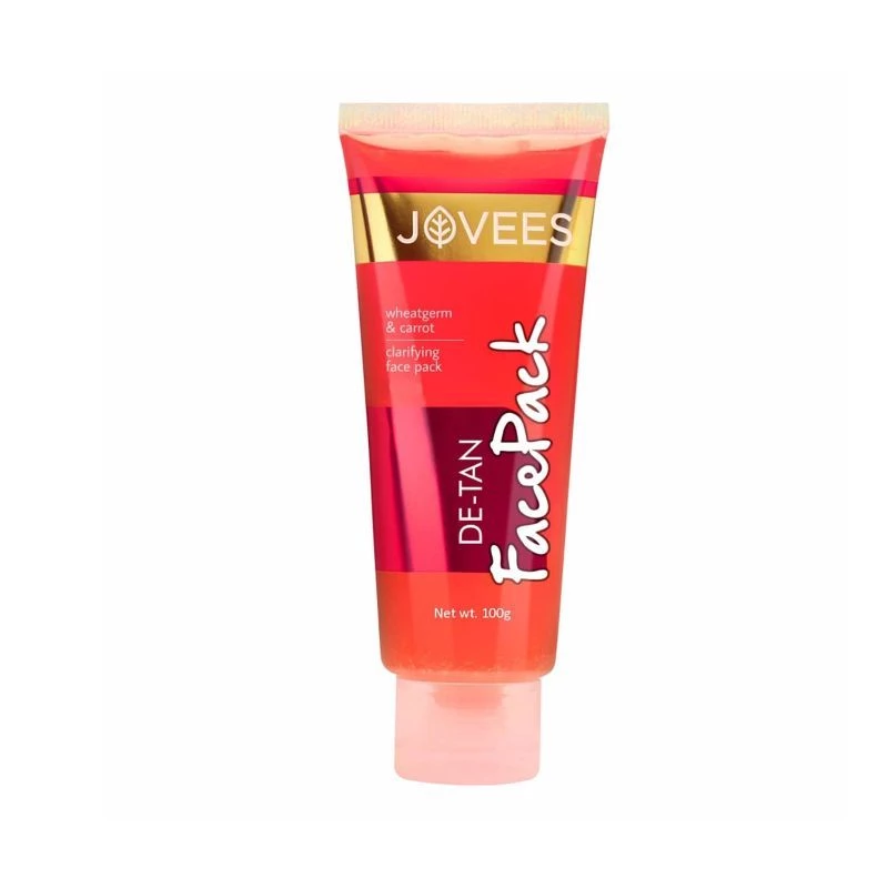 Jovees Herbal De-Tan Face Pack For Tan Removal And Skin Revitalization Bright And Glowing Skin Jovees Herbal De-Tan Face Pack For Tan Removal And Skin Revitalization Bright And Glowing Skin-Pack Size-100 g