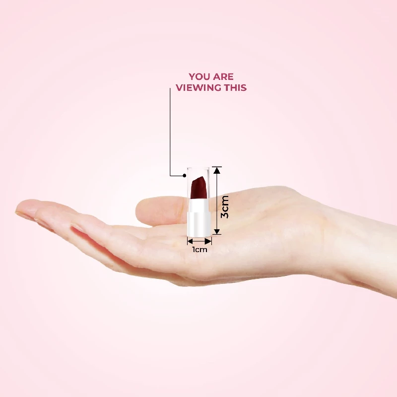 Just Herbs Ayurvedic Creamy Matte Micro Mini Lipstick Kit (Pack of 16) - Image 6