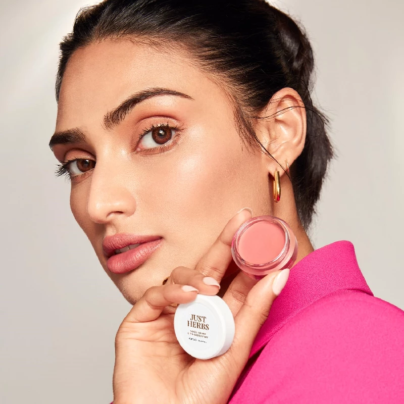 Just Herbs Ayurvedic, Natural Lip & Cheek Tint Blush - Image 4