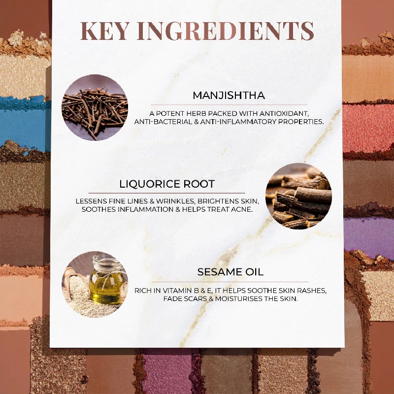 Just Herbs Eyeshadow Palette 9 in 1 Long Lasting Blendable Eye Makeup Palette - Image 7