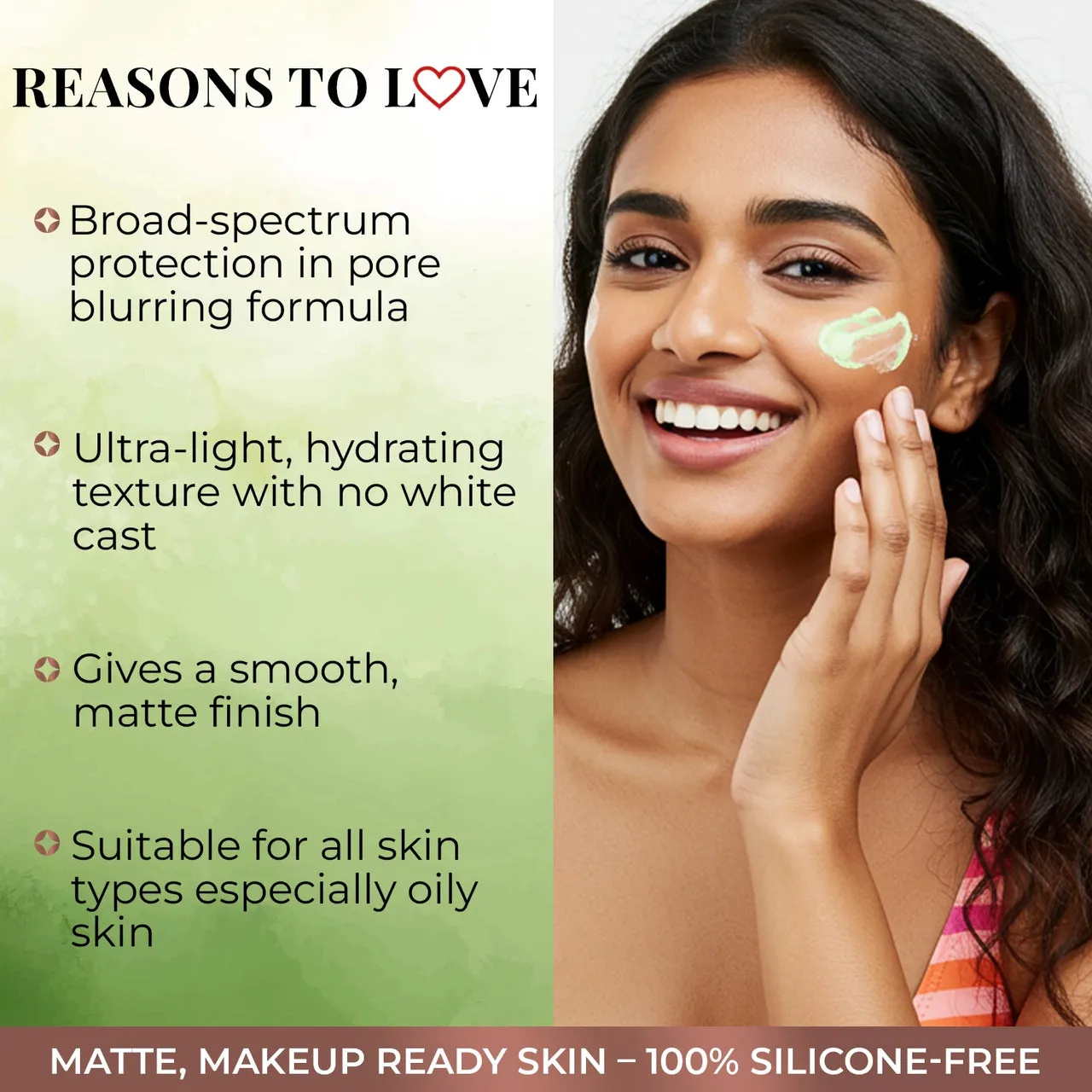 Just Herbs Gel Sunscreen with Neem & Aloe Vera - Image 4