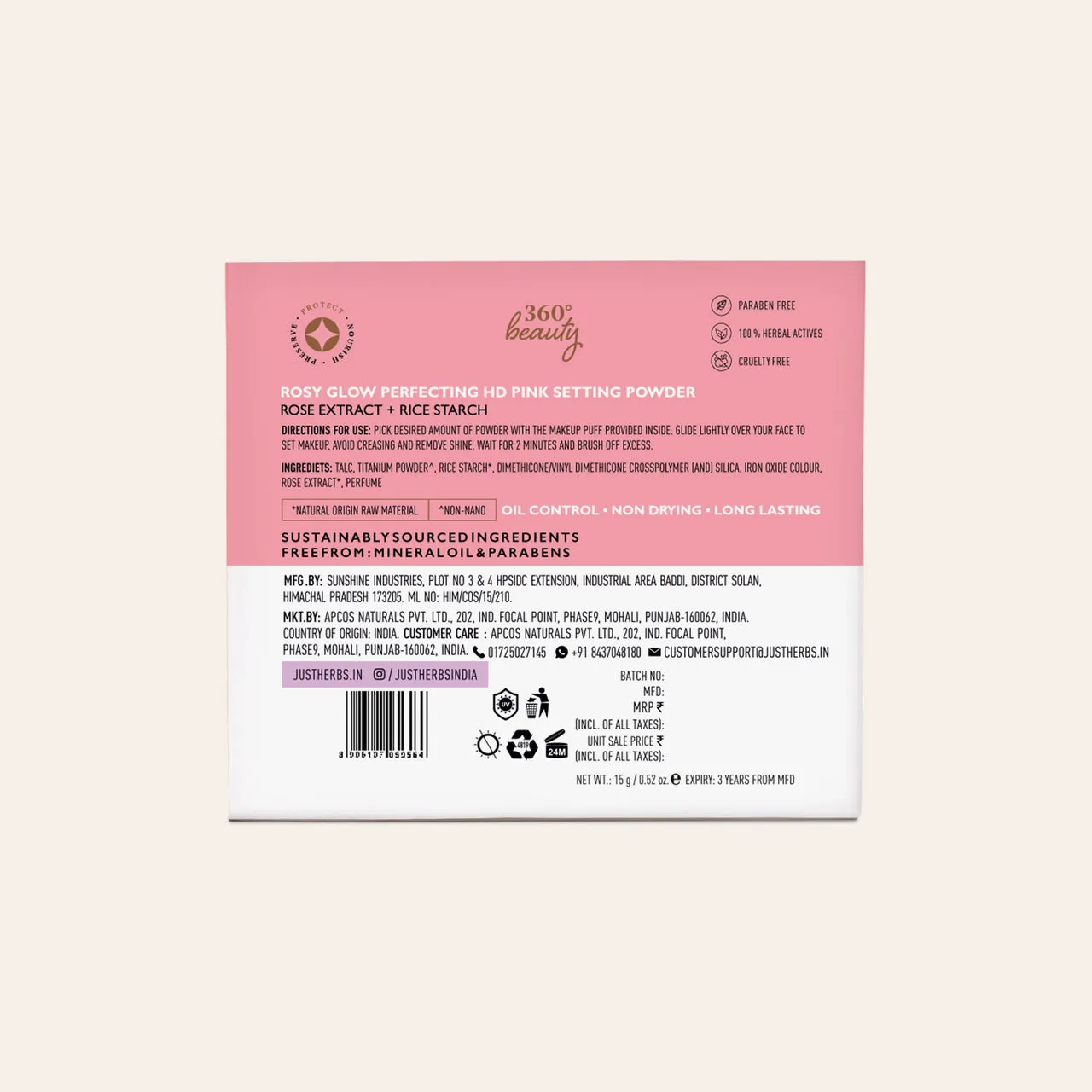 Just Herbs HD Makeup Setting Powders - Image 10