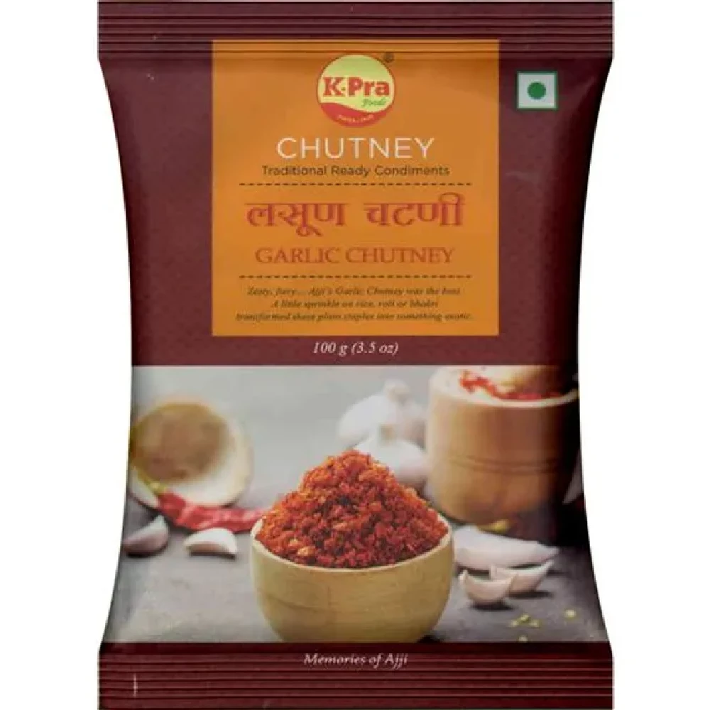 K PRA  Lasoon/Garlic Chutney K-PRA  Lasoon/Garlic Chutney--100 g Pouch