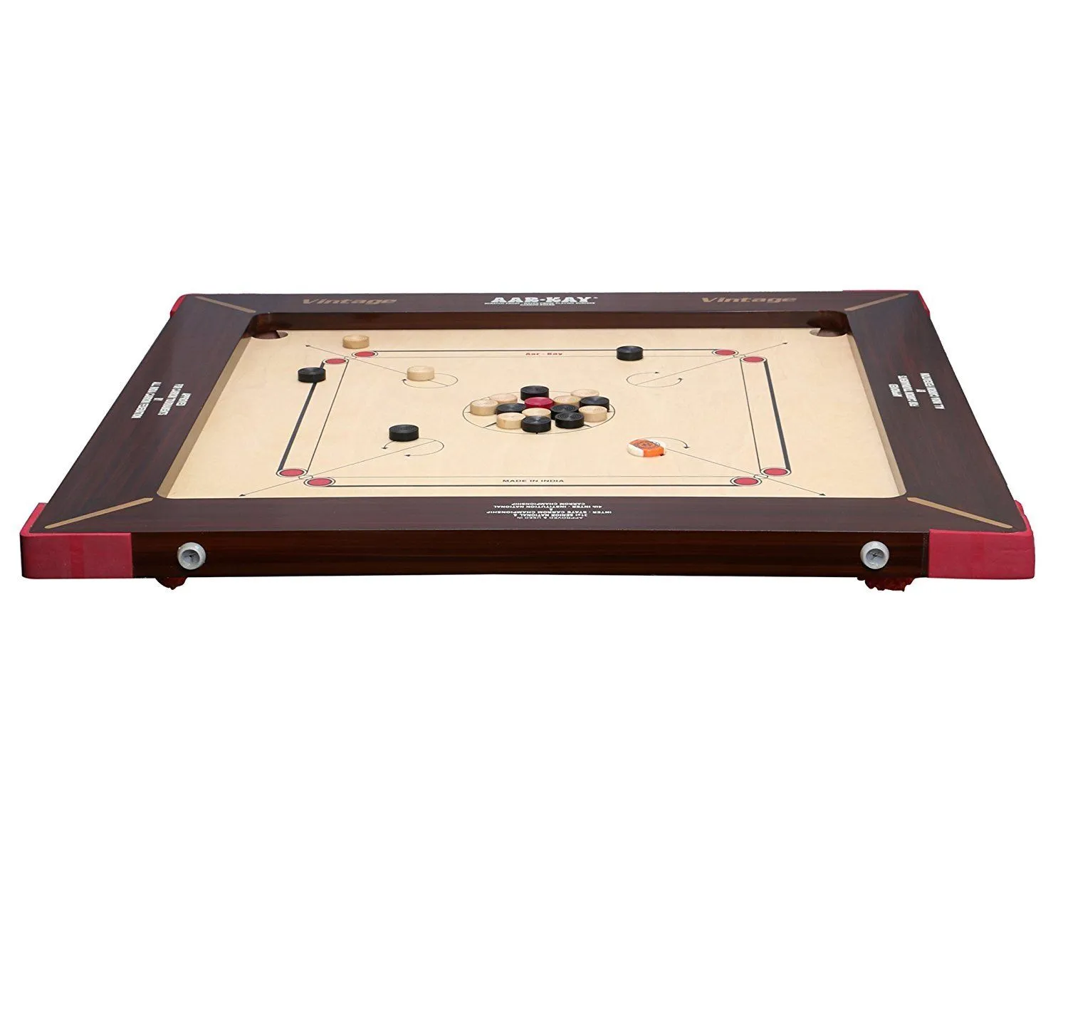 KD Sports Aar-Kay Carrom Board Vintage Bulldog Plywood Approved By Carrom Federation Of India & International Carrom Federation - Image 10