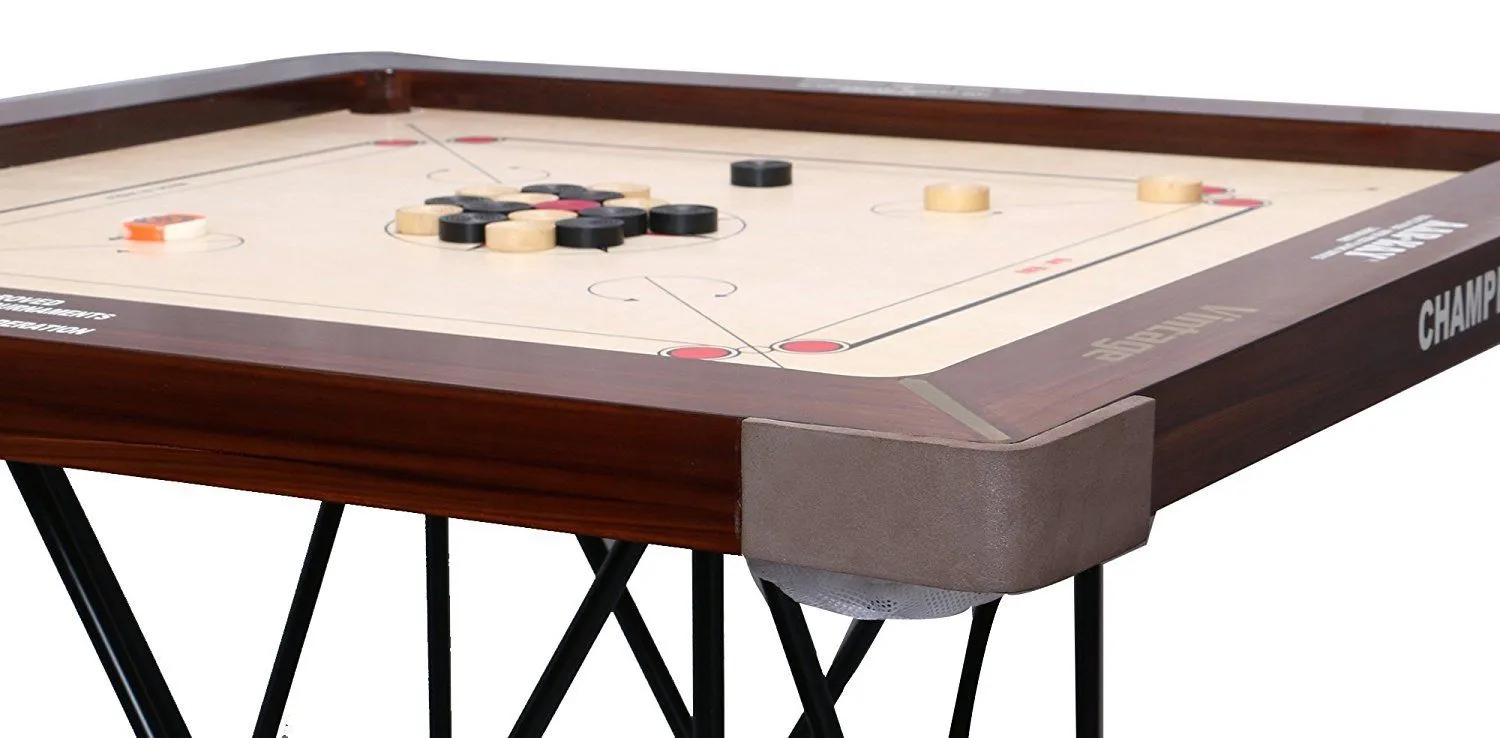 KD Sports Aar-Kay Carrom Board Vintage Jumbo Plywood Approved By Carrom Federation Of India & International Carrom Federation - Image 8