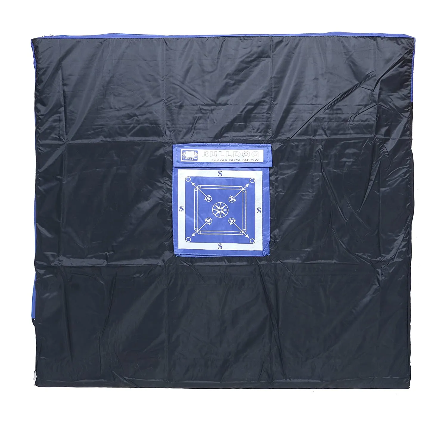 KD Sports Carrom Board Cover Champion Board Quality Full Cover With Extra Pocket For Coins, Striker & Powder (Bulldog) KD Sports Carrom Board Cover Champion Board Quality Full Cover With Extra Pocket For Coins, Striker & Powder (Bulldog)-Pack Size-Bulldog