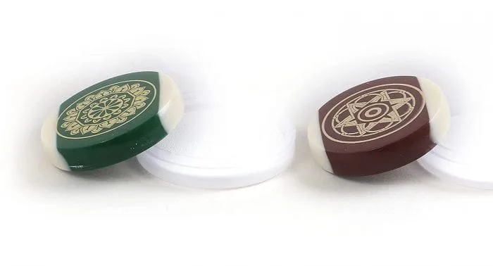 KD Sports Carrom Board Striker Indoor Game Striker Accessories Set Of 2 Used In National & International Carrom Tournament (Colour Ball) - Image 4
