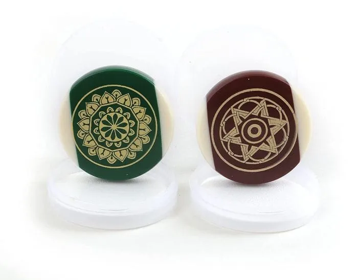 KD Sports Carrom Board Striker Indoor Game Striker Accessories Set Of 2 Used In National & International Carrom Tournament (Colour Ball) - Image 5