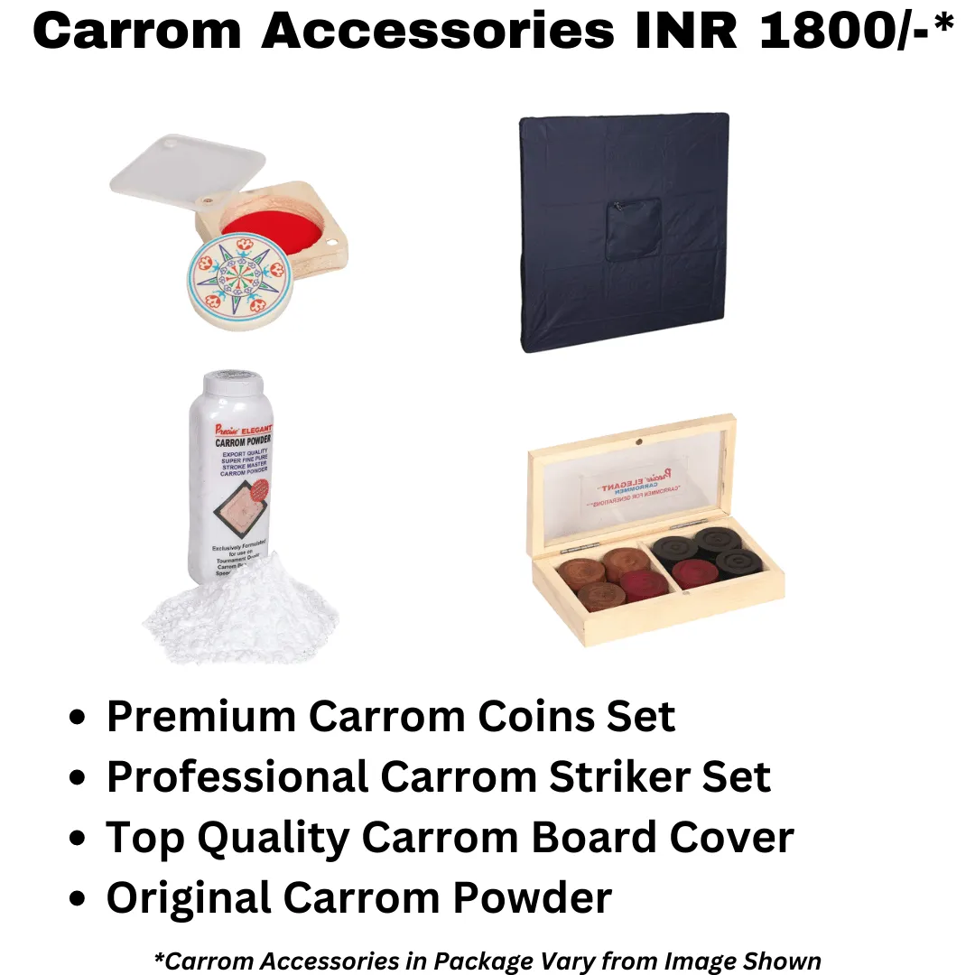 KD Sports Golden Carrom Board Game Board Bulldog Ply Wood Board With Coin, Striker & Cover, Aicf Approved Used In National & International Tournament - Image 13