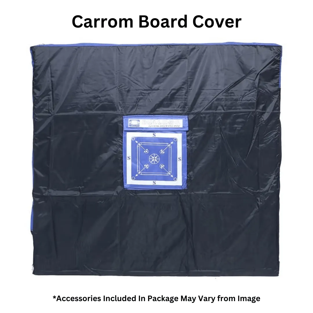 KD Sports Golden Carrom Board Game Board Bulldog Ply Wood Board With Coin, Striker & Cover, Aicf Approved Used In National & International Tournament - Image 5