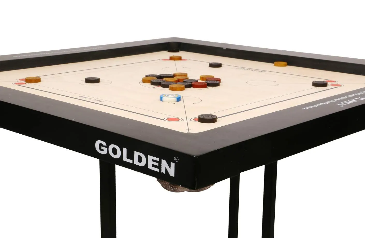 KD Sports Golden Carrom Board Game Board Champion Ply Wood Board With Coin, Striker & Cover, Aicf Approved - Image 21
