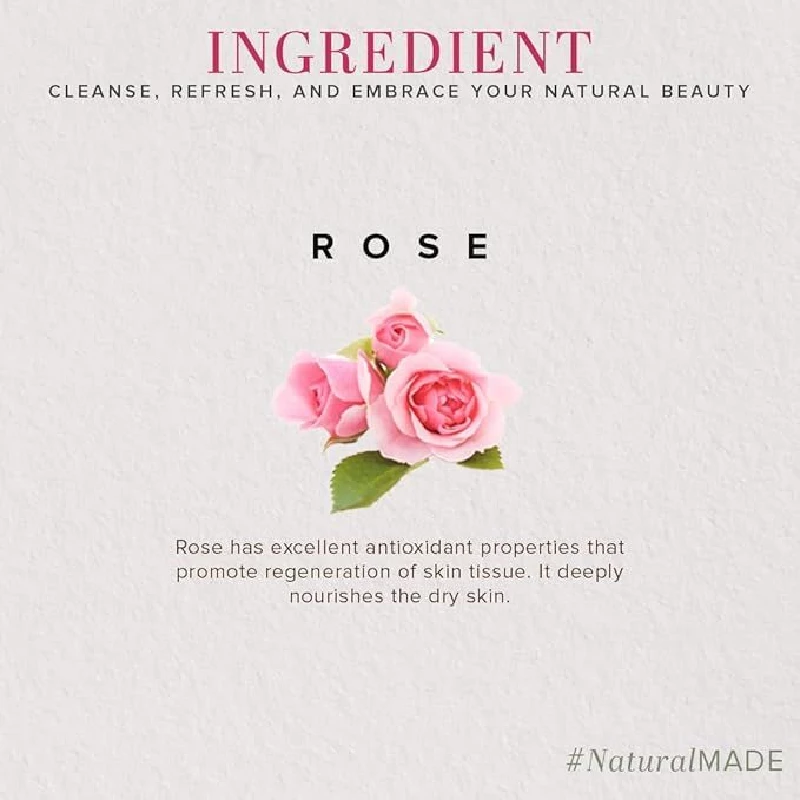 Khadi Natural Rose Water Herbal Skin Toner - Image 3